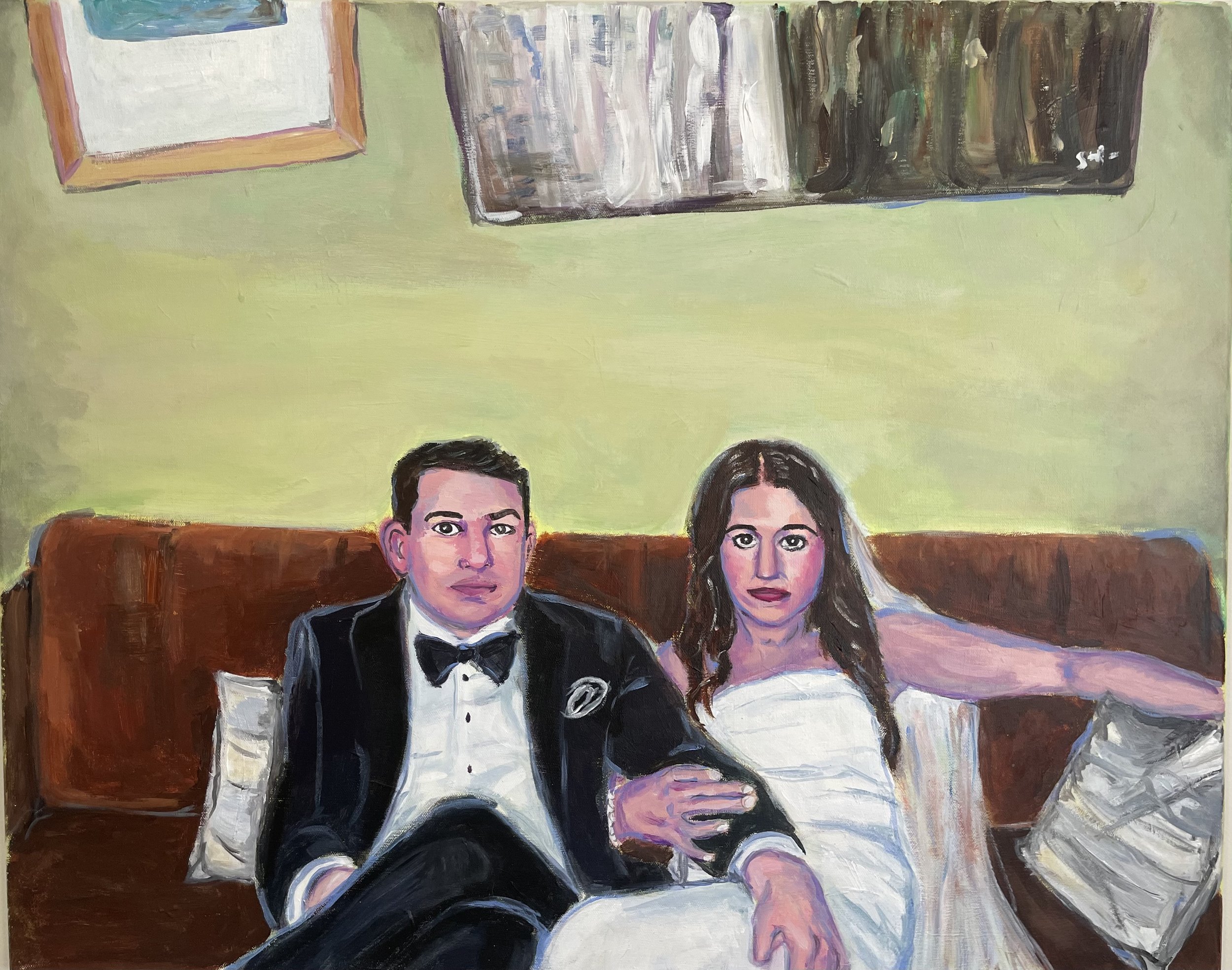 II Most Wanted, acrylic on canvas (2024)