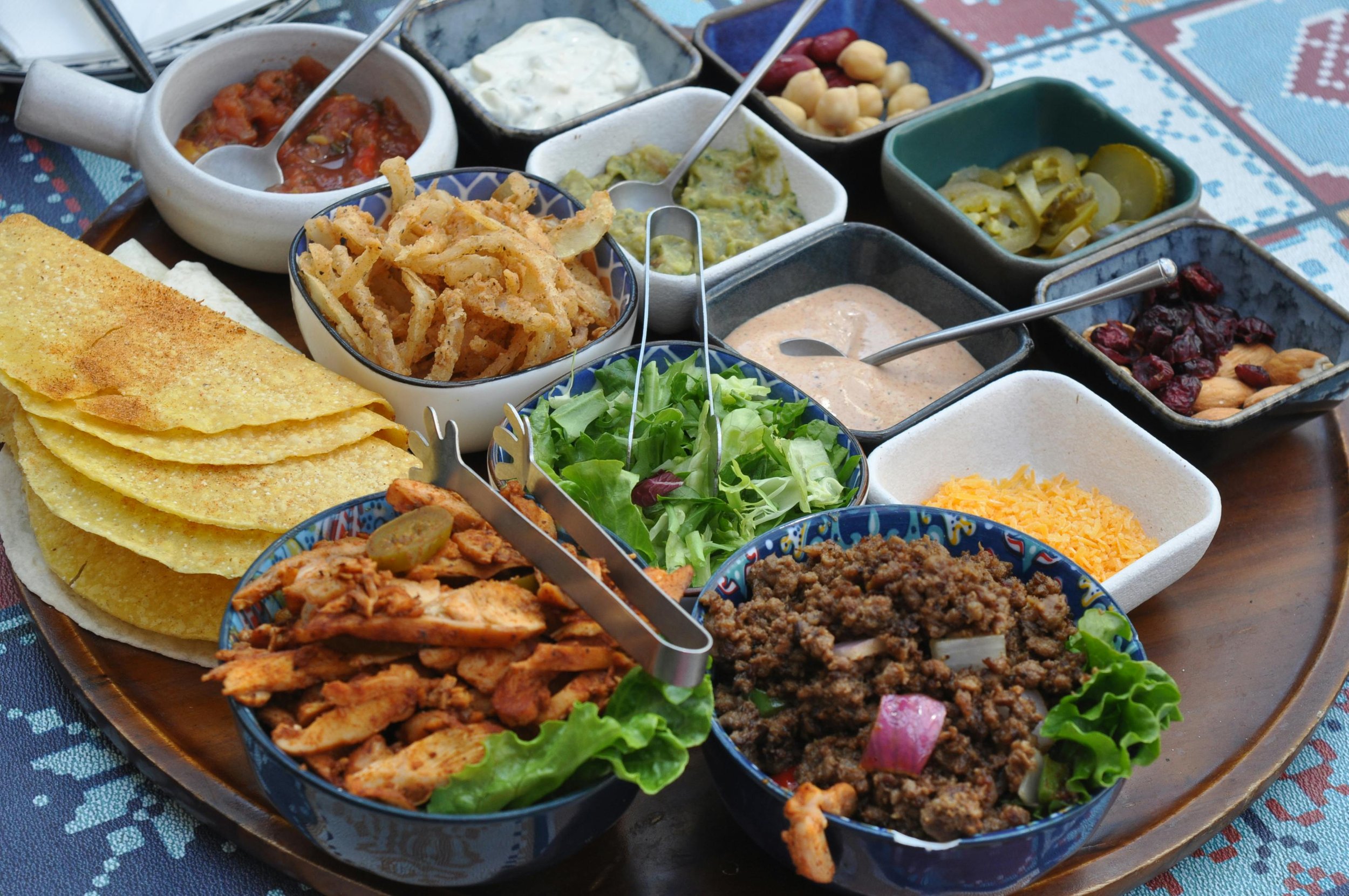 First Night's Dinner Ready- Taco Bar