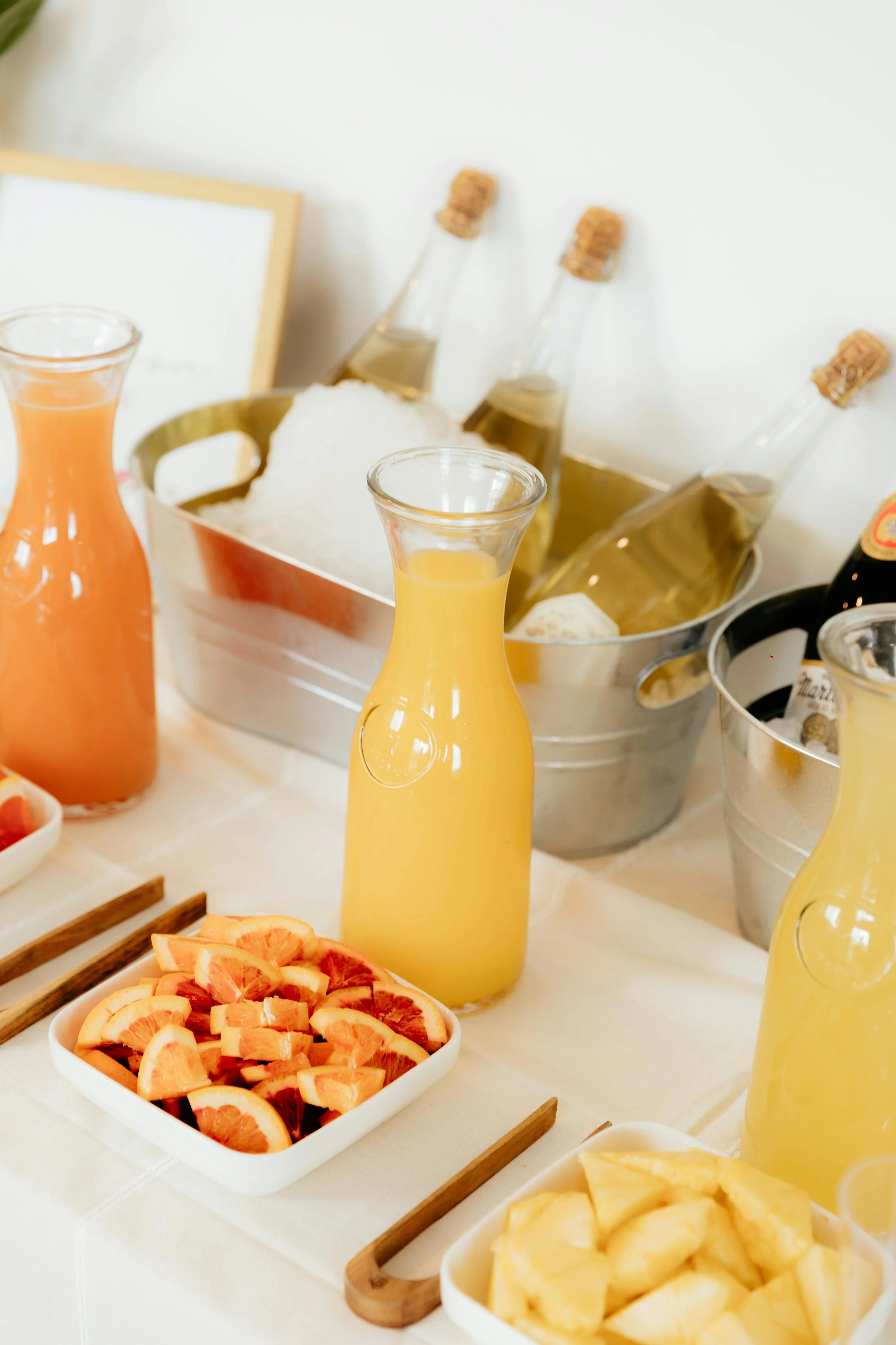 Mimosa Morning Setup