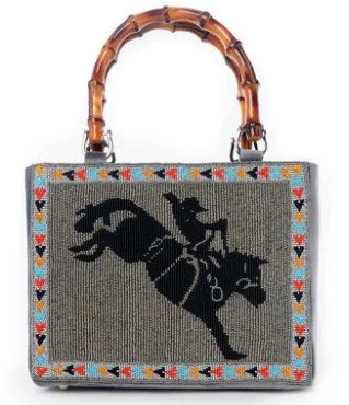 Free Rein Western Hand Beaded Bag NEW