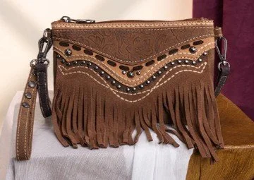 Montana West Fringe Collection Clutch/Crossbody/Wristlet