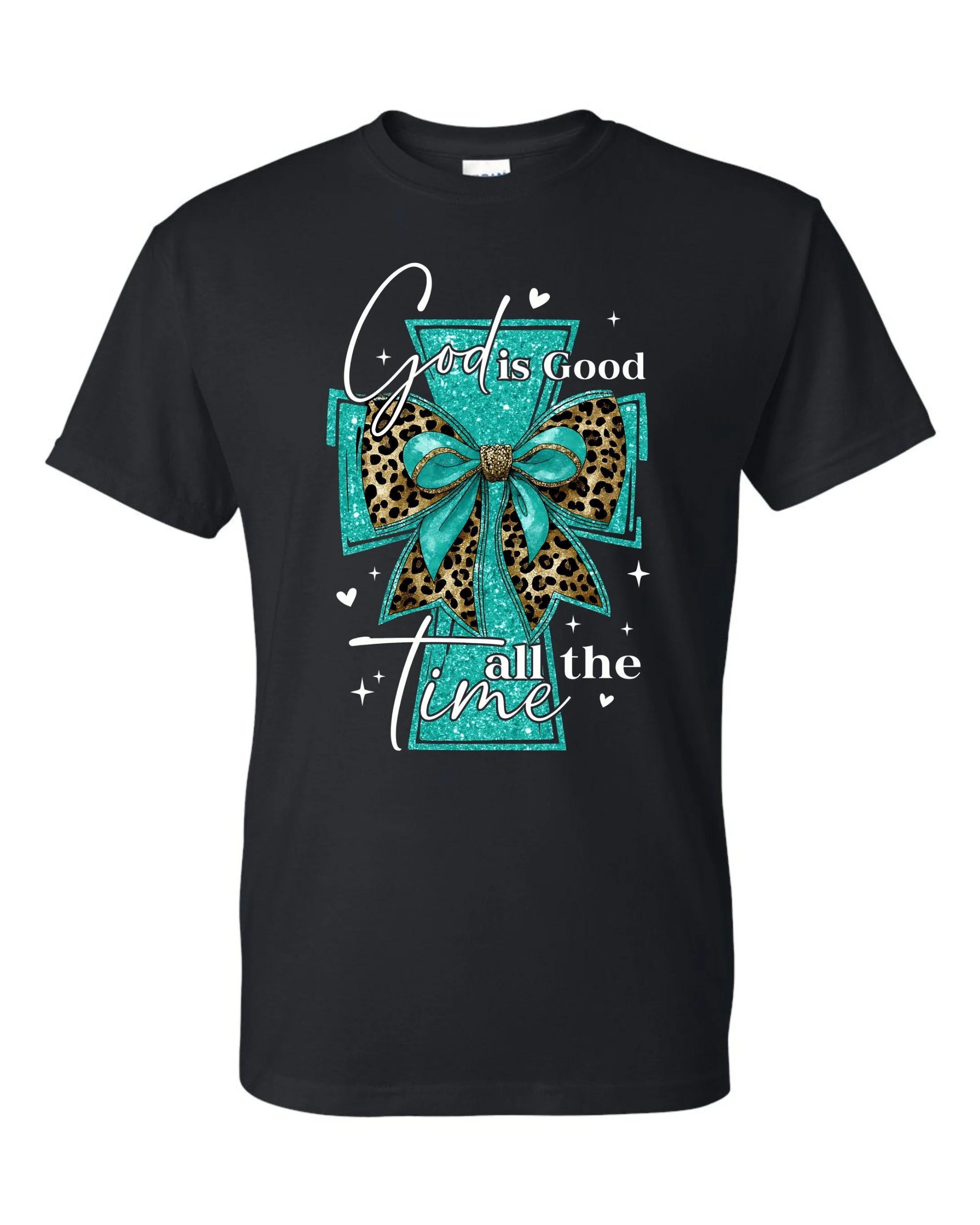 God is Good Turquoise Cross