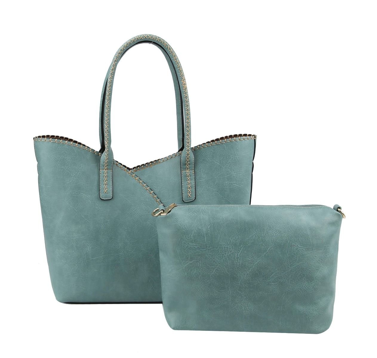 Lady Shoulder bag Handle Satchel - 2 in 1