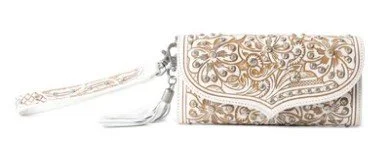 Sparkling Desert Moon Luxe Wallet/Wristlet