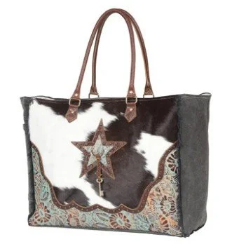 Asterias Canvas & Hairon Bag