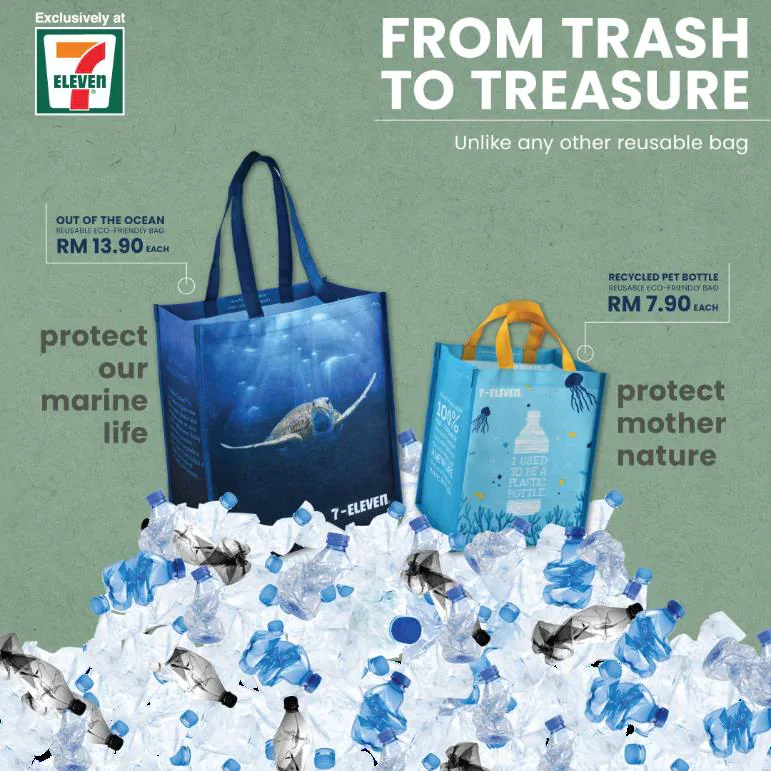 Trash to Treasure Reusable Eco-Friendly Bag Campaign