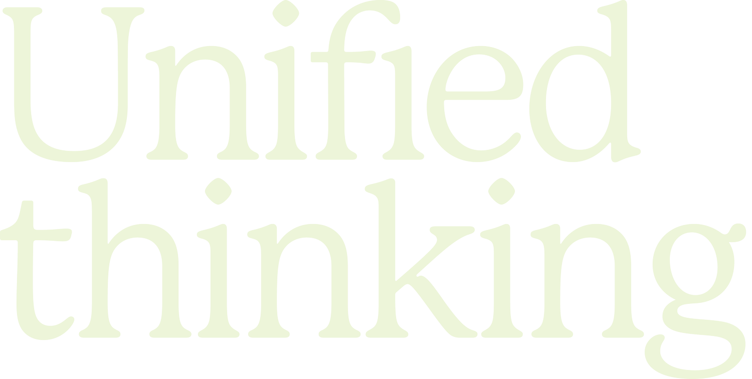 Unified Thinking
