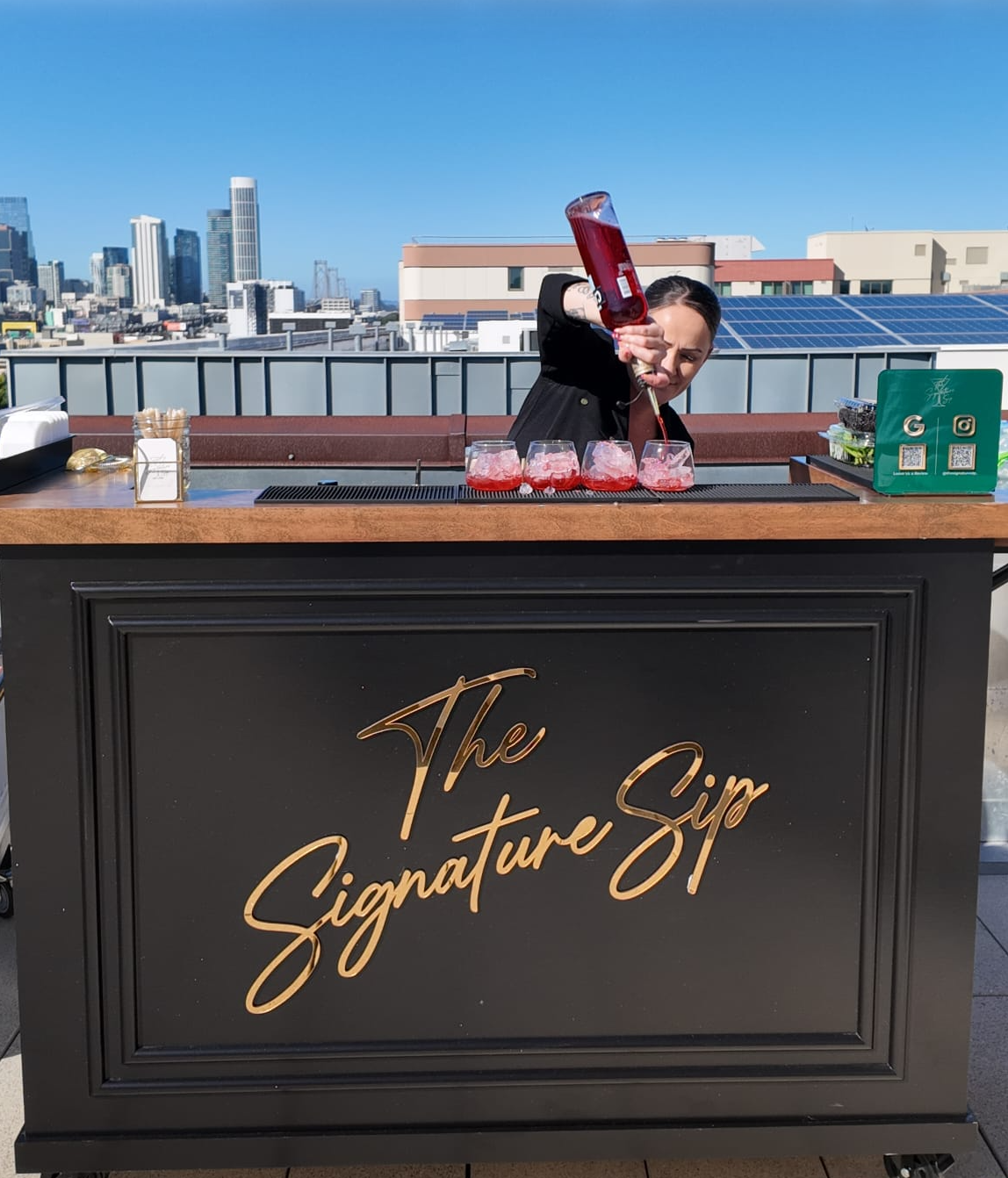 Rooftop Drinks