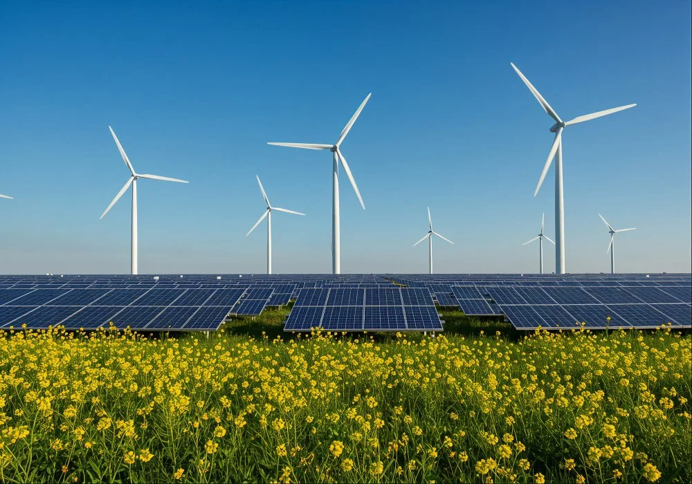 Windmill and Solar Panel Malaysia