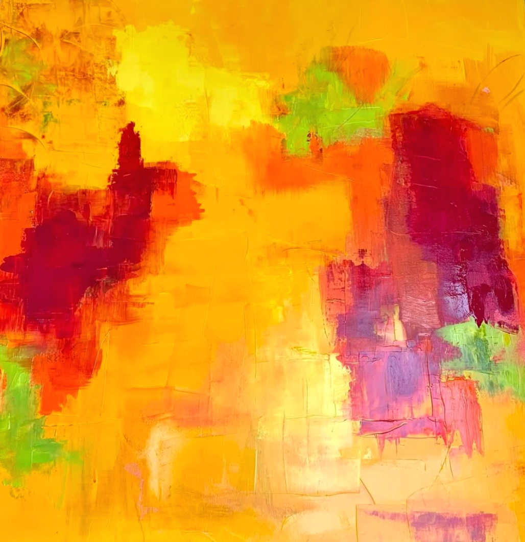 “I Dream of Papayas”
Acrylic on canvas, 36 x 36