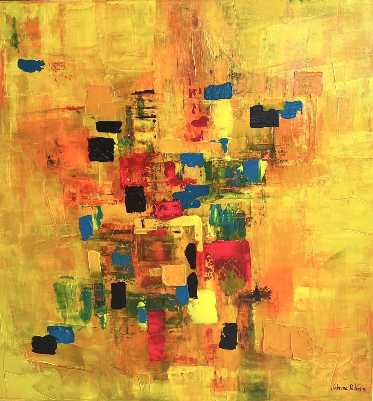 “Samba Redux”
Acrylic on canvas, 36 x 36