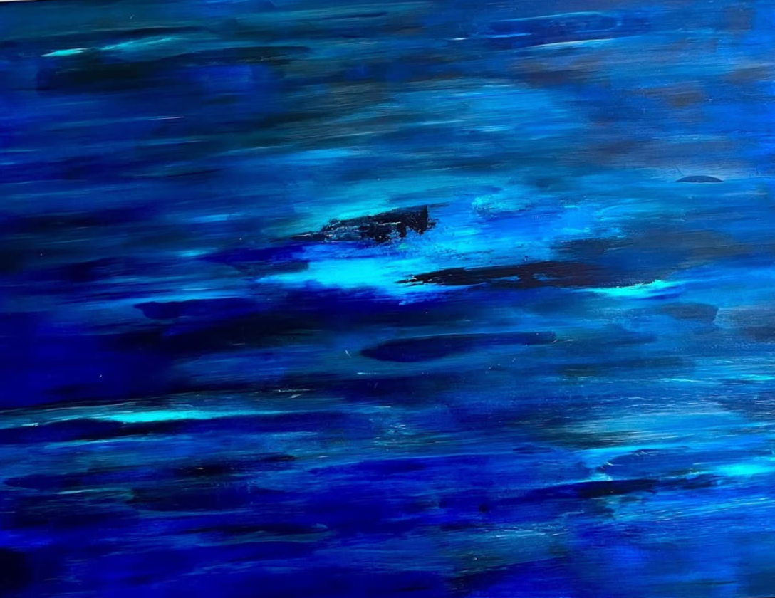 "Marea" 
Acrílico sobre lienzo, 36 x 48