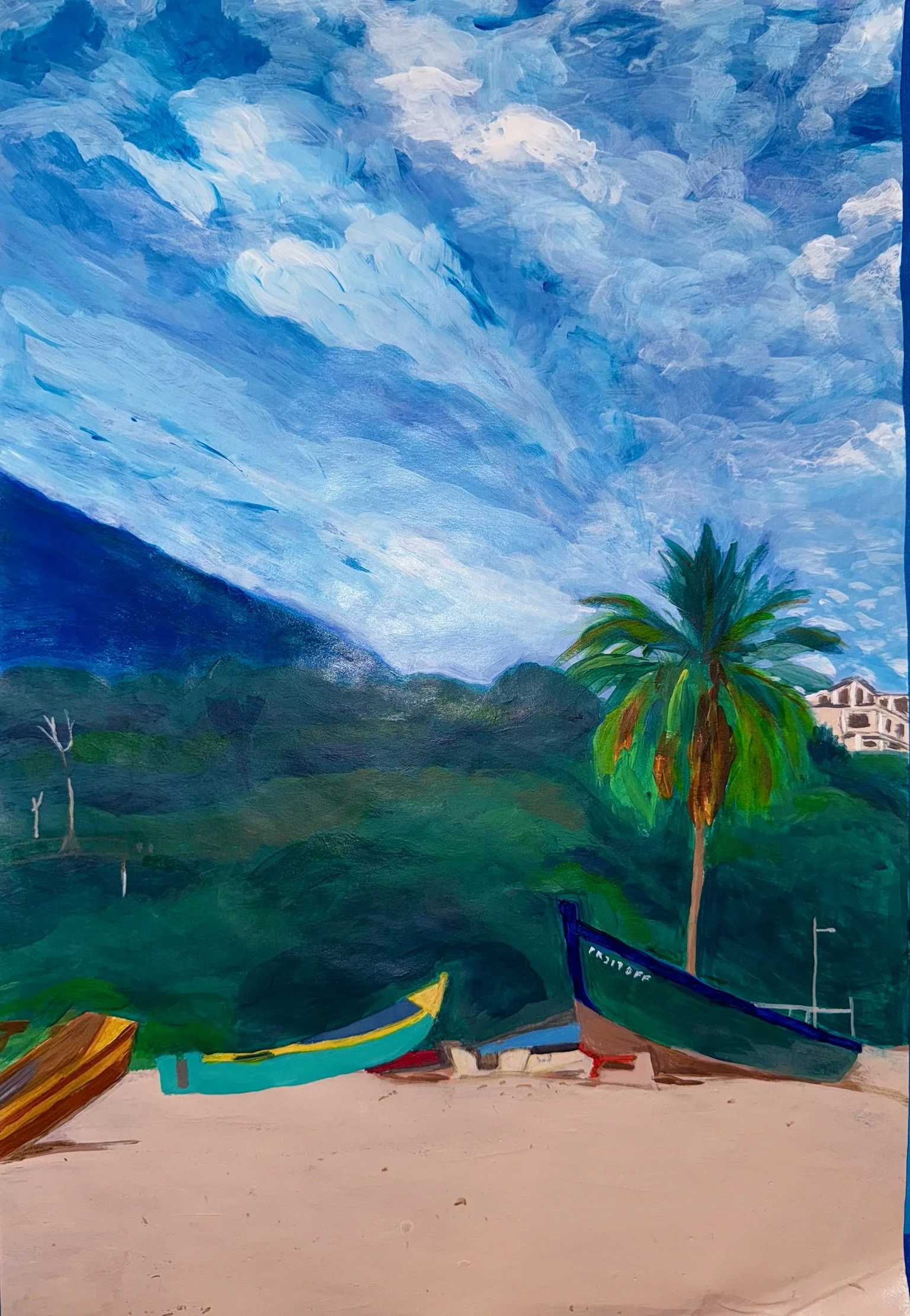 "Crash Boat"
Acrylic on canvas