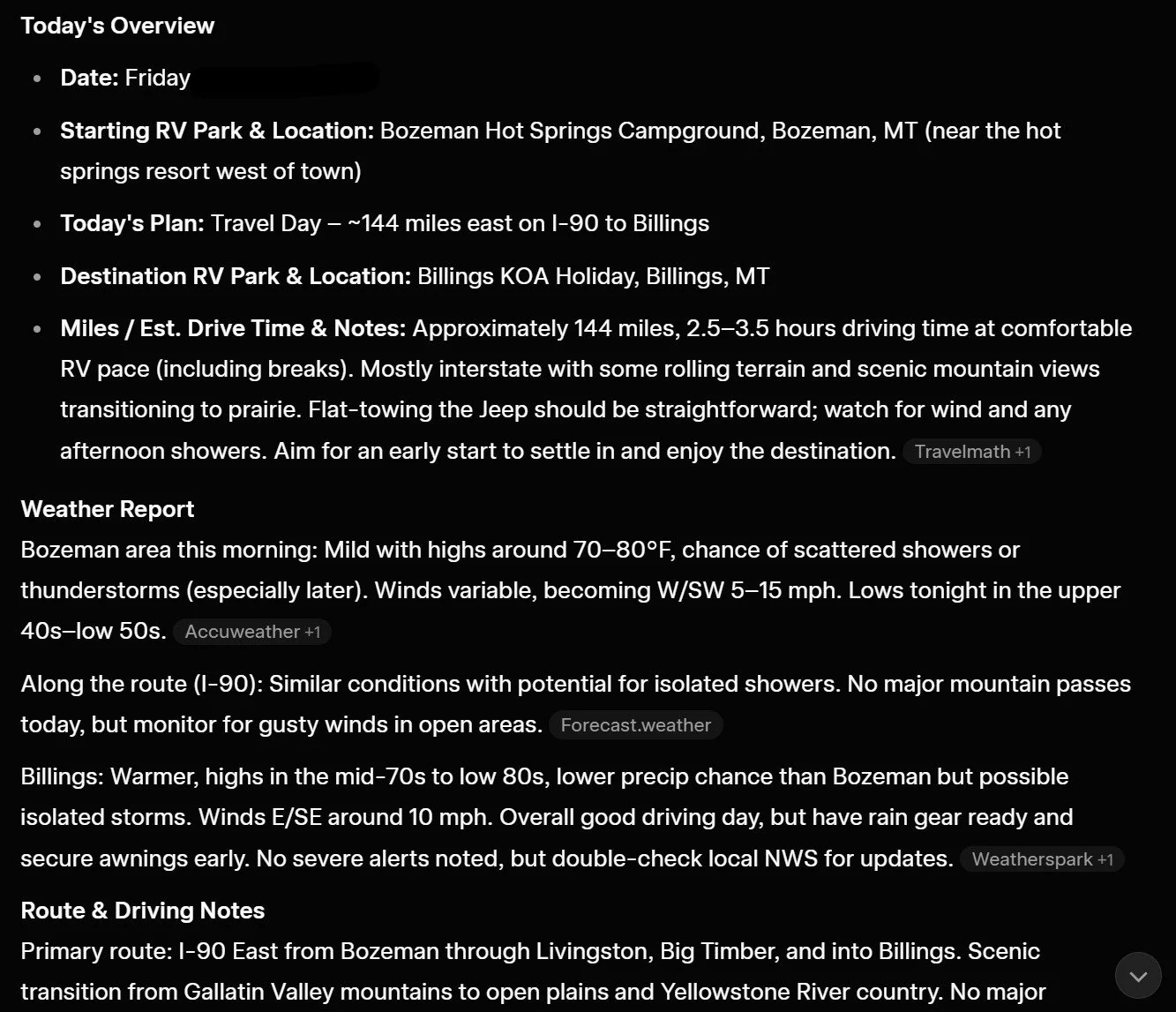 Grok Task Result with Daily Digest
