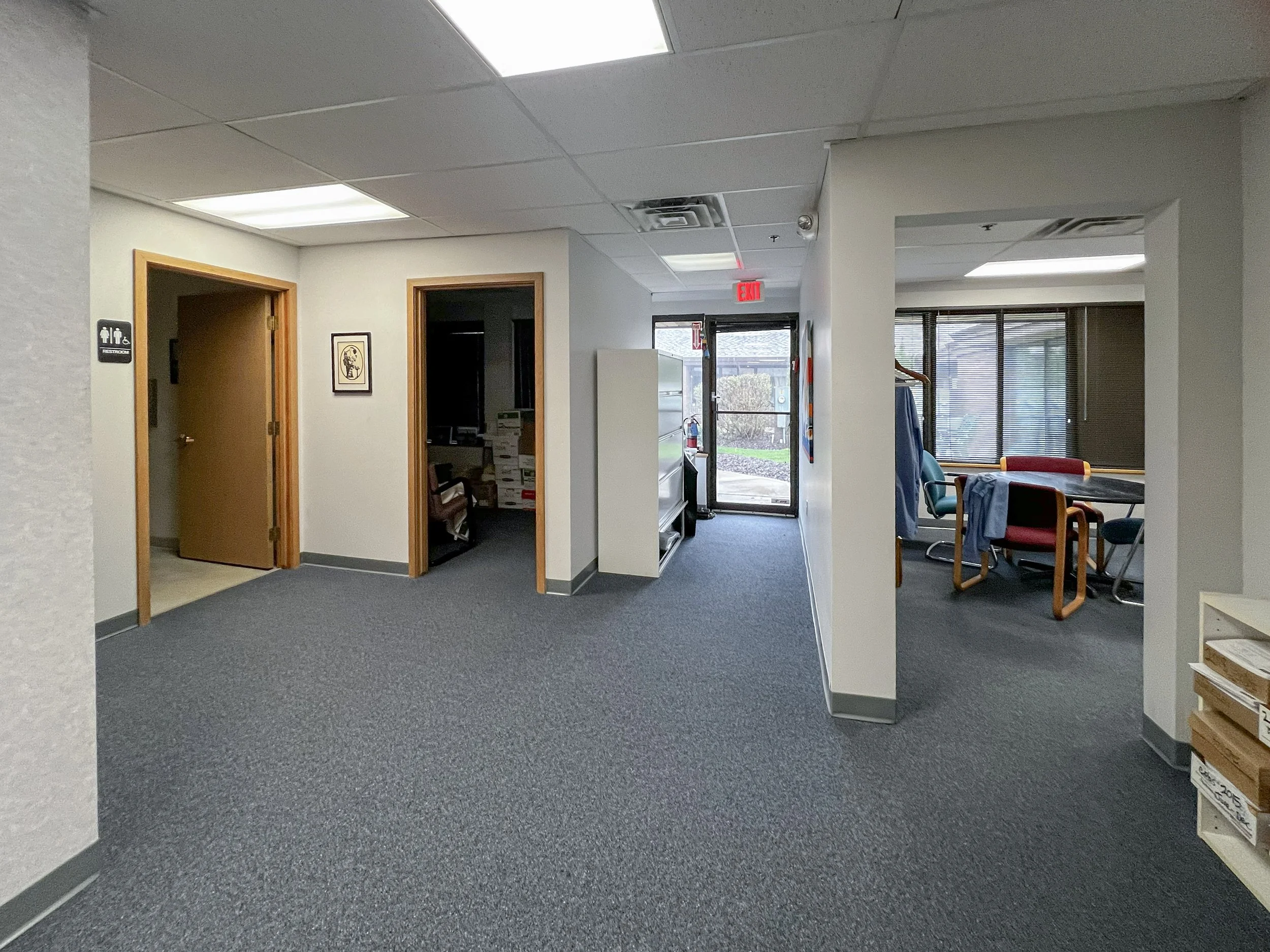 Private office suite available for lease at 751-771 Kenmoor Avenue SE in Grand Rapids, Michigan. Professional workspace designed for businesses seeking a convenient West Michigan office location.