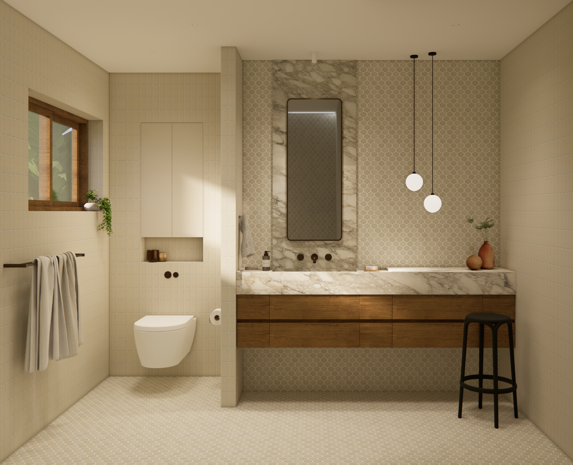 Mount Elliot Residence Bathroom Upgrade Design Concept