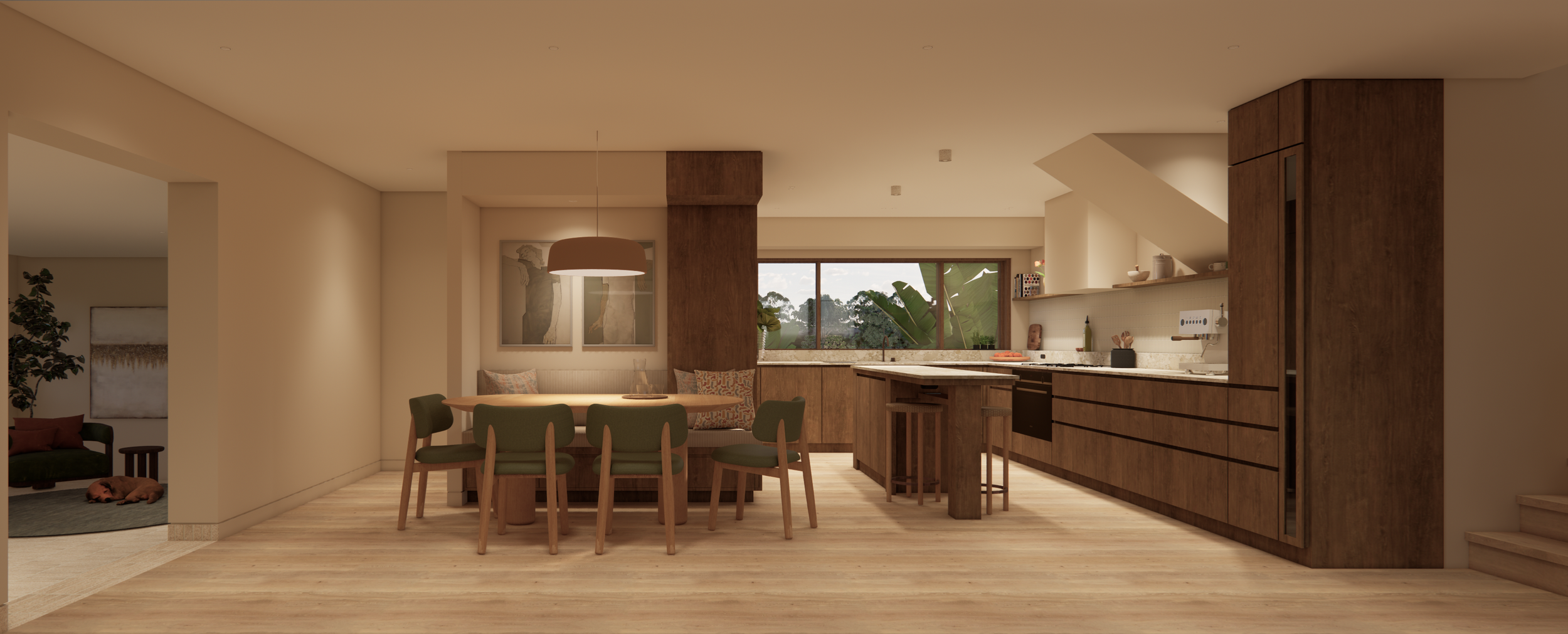 Mount Elliot Residence Kitchen/Dining Upgrade Design Concept