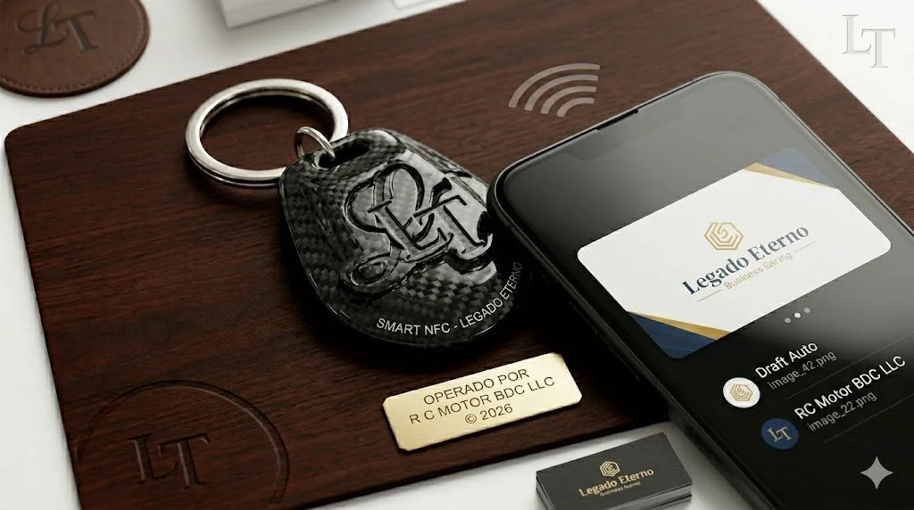 Llavero Smart NFC – "Conexión Instantánea"