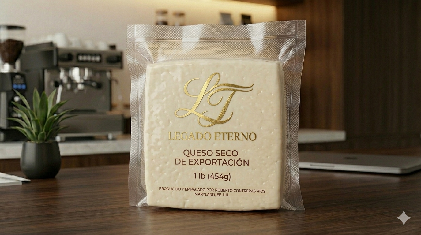 Queso Seco de Exportación (1 Lb)- El Sabor de Nuestra Tierra