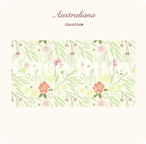 Gum leaves and rosette