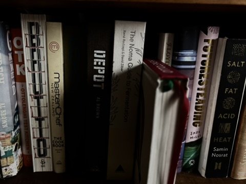The cookbook doesn't serve the meals