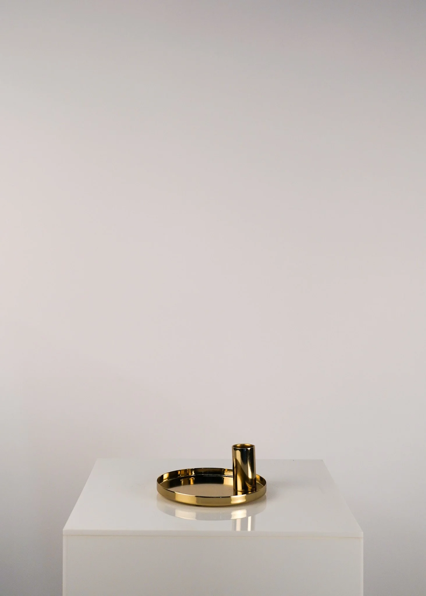 Gold Candle Holder