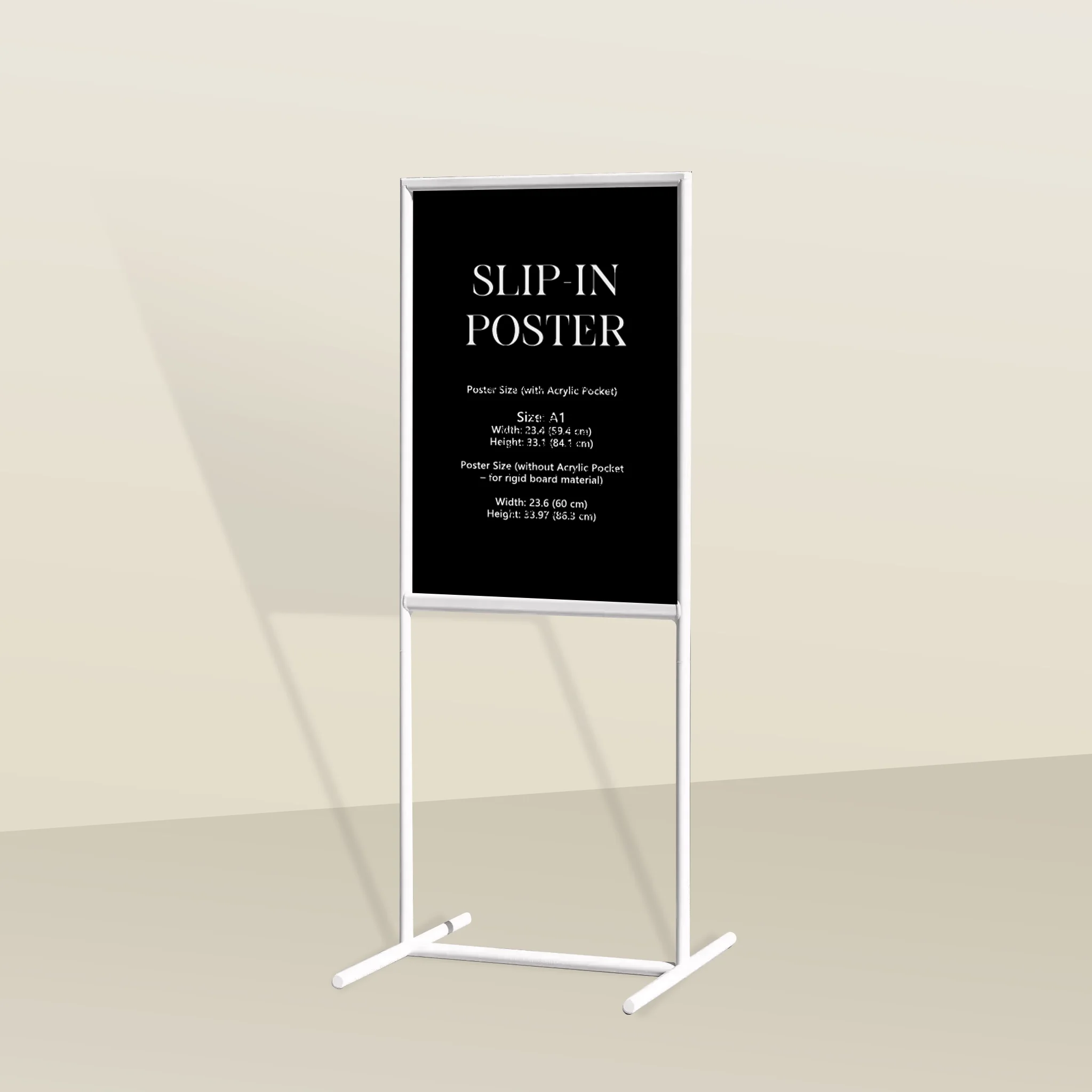 Tall Poster Sign