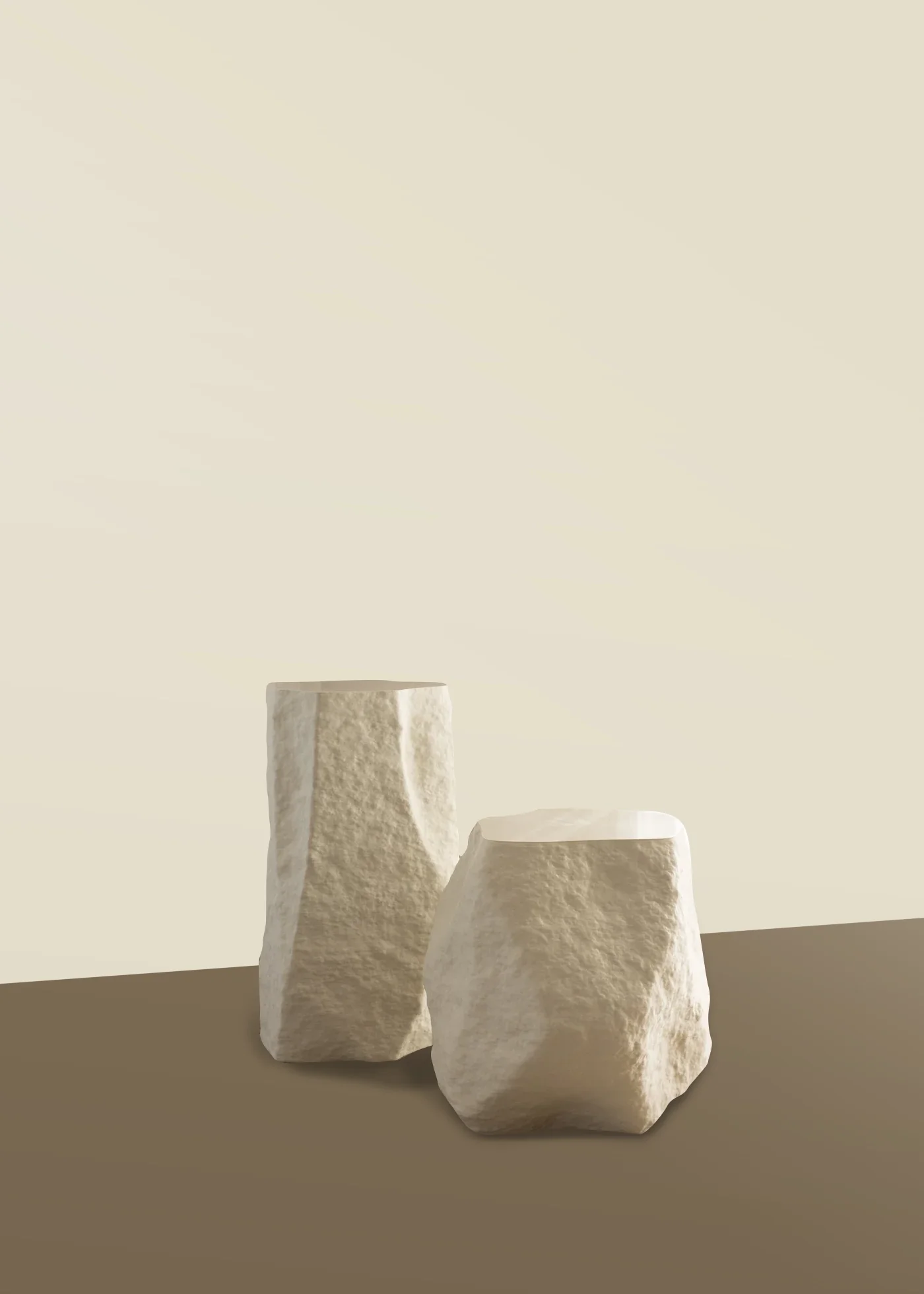 Rock Plinth Duo