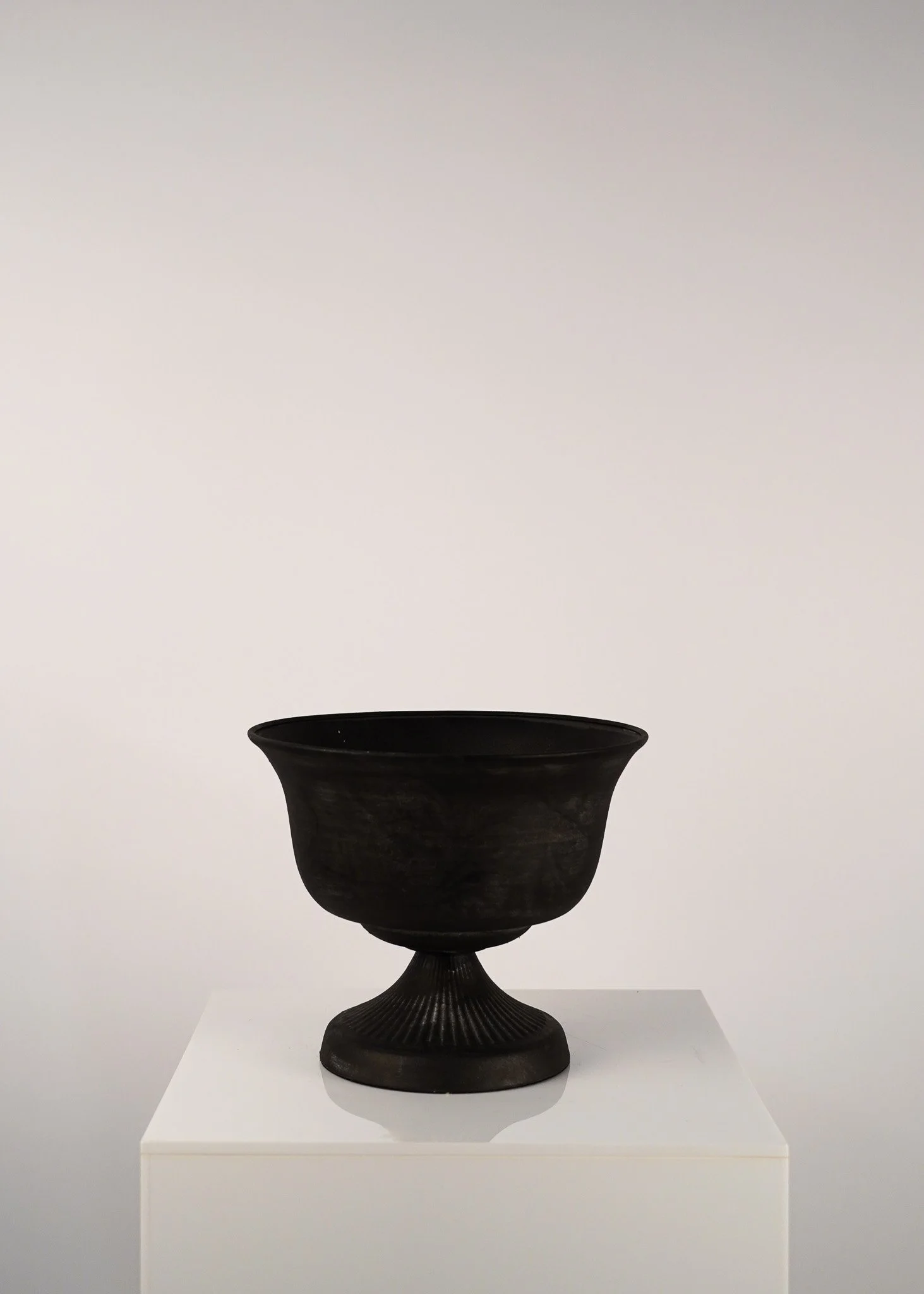 Black Compote Vase