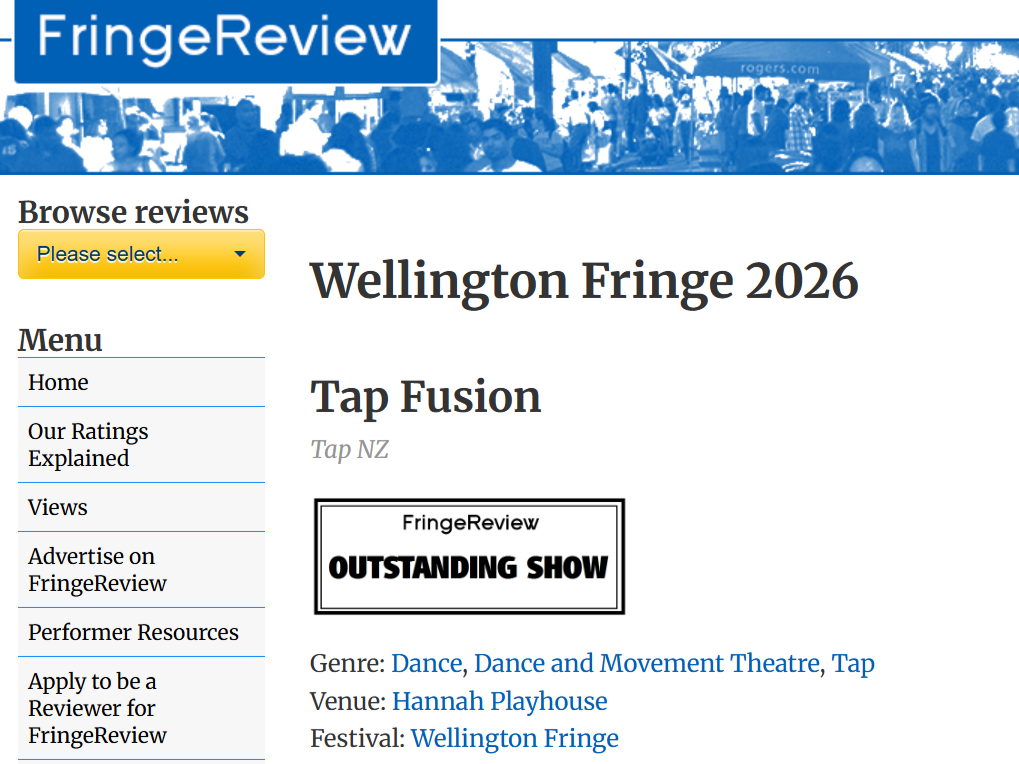 Fringe Review - Tap Fusion 