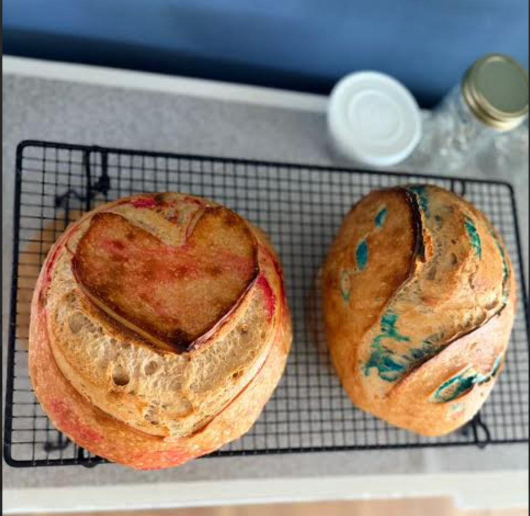 Sourdough Color Swirl Loaf