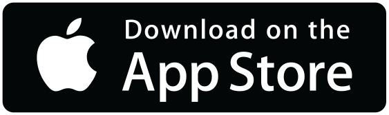Apple logo with text 'Download on the App Store' on a black background.