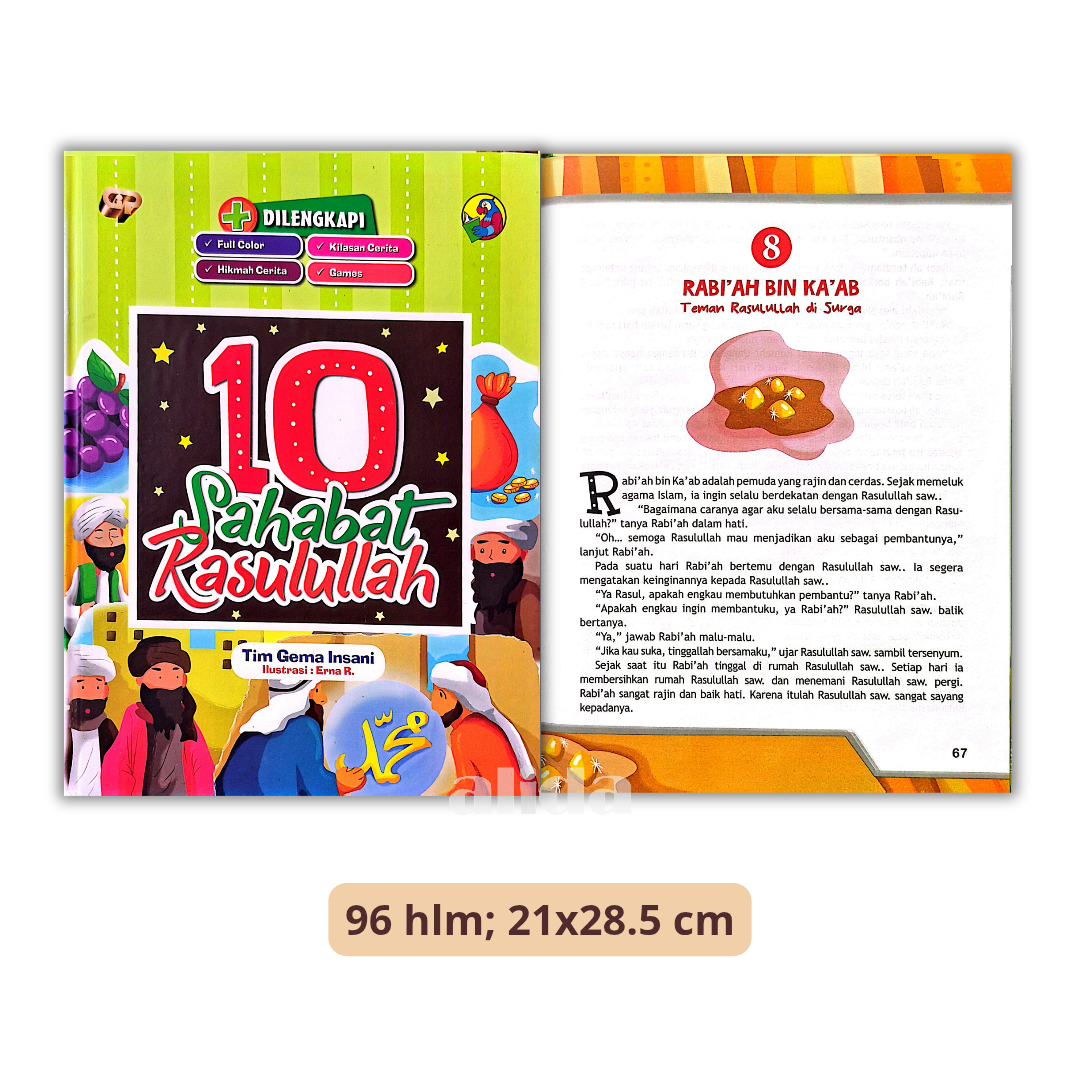 Buku Cerita 10 Sahabat Rasulullah - Gema Insani Press
