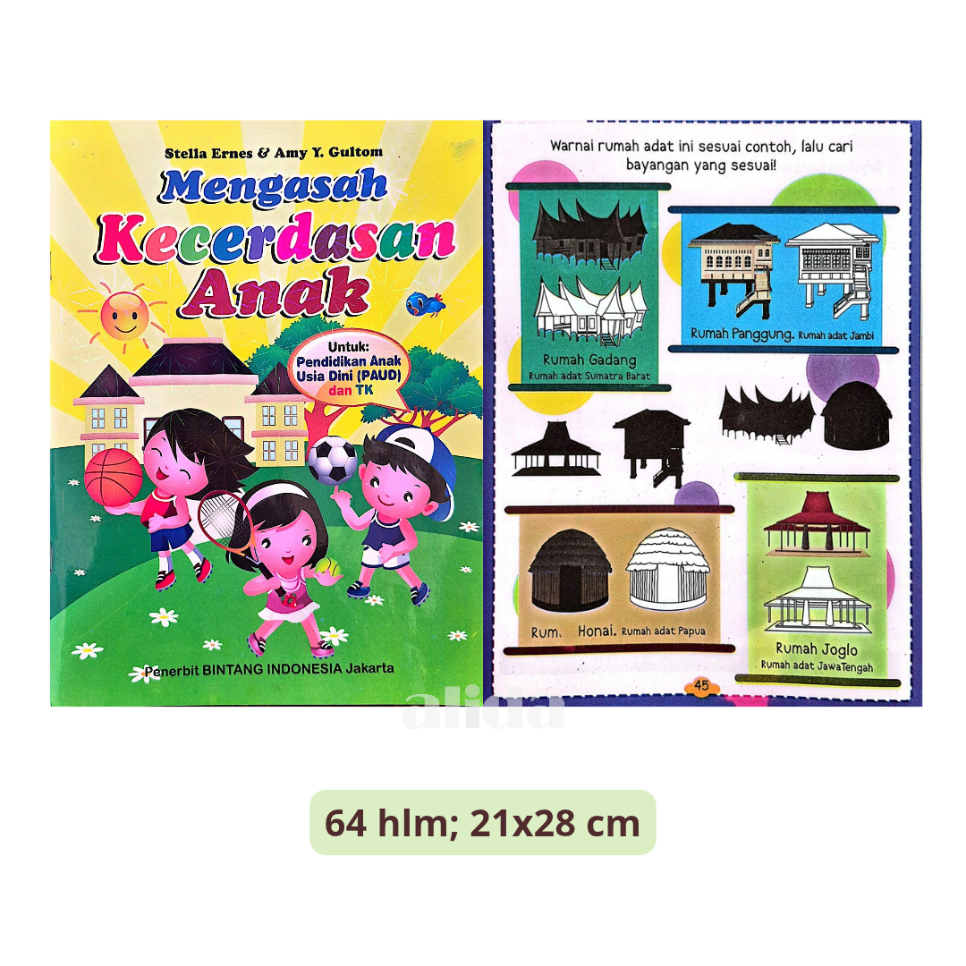 Buku Mengasah Kecerdasan Anak - Bintang Indonesia