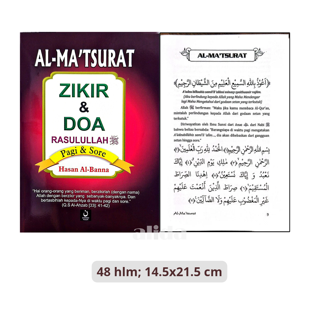 Buku Al-Ma'tsurat Zikir & Doa Rasulullah Saw Pagi & Sore - Pustaka Nuun