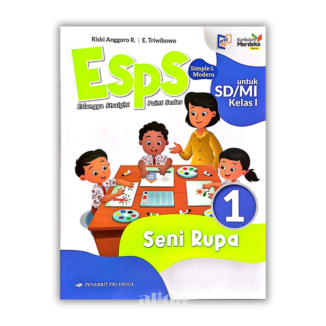 [Kelas 1] ESPS Buku Pelajaran SD/MI Kurikulum Merdeka Seni Rupa - ERLANGGA