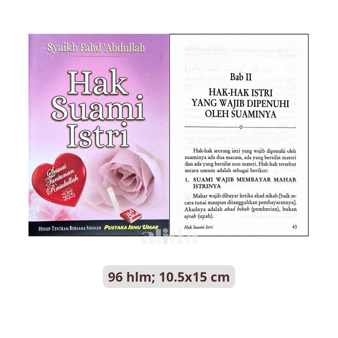 Buku  Hak Suami Istri  Sesuai Tuntunan Rasulullah SAW - Pustaka Ibnu Umar