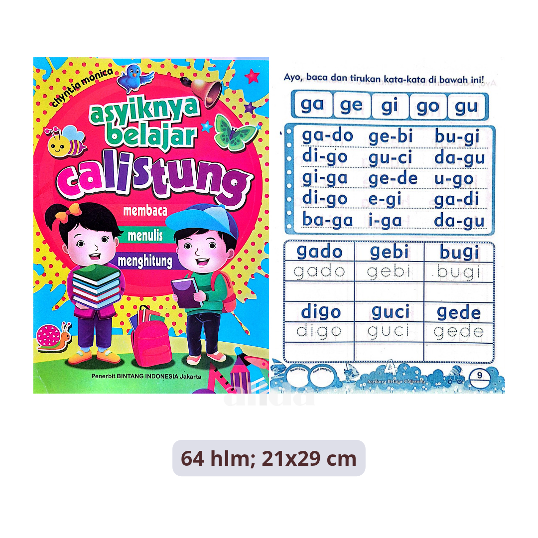 Buku Asyiknya Belajar Calistung - Bintang Indonesia