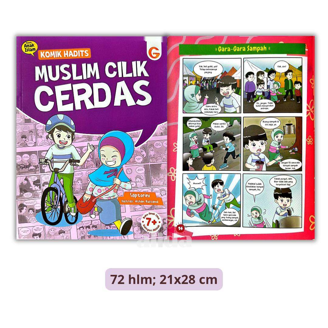 Buku Komik Hadits Muslim Cilik Cerdas - Gema Insani Press