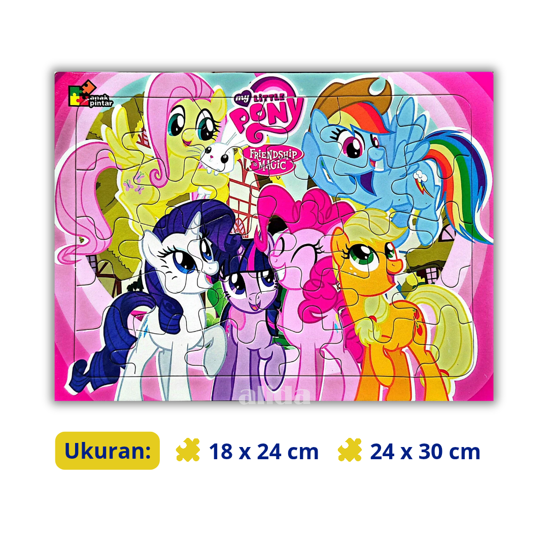 Puzzle My Little Pony - Mainan Anak Tema Karakter Kartun