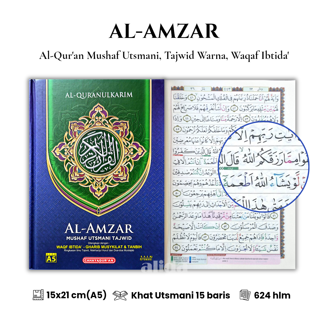 55 Cover+isi Al-Amzar Mushaf Tajwid A5 Biru 2.png
