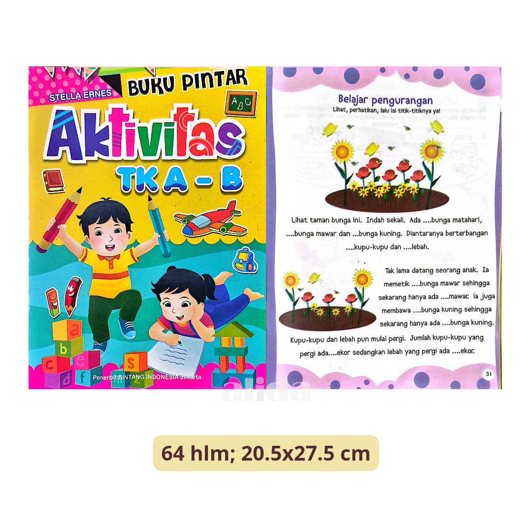 Buku Pintar Aktivitas TK A-B - Bintang Indonesia