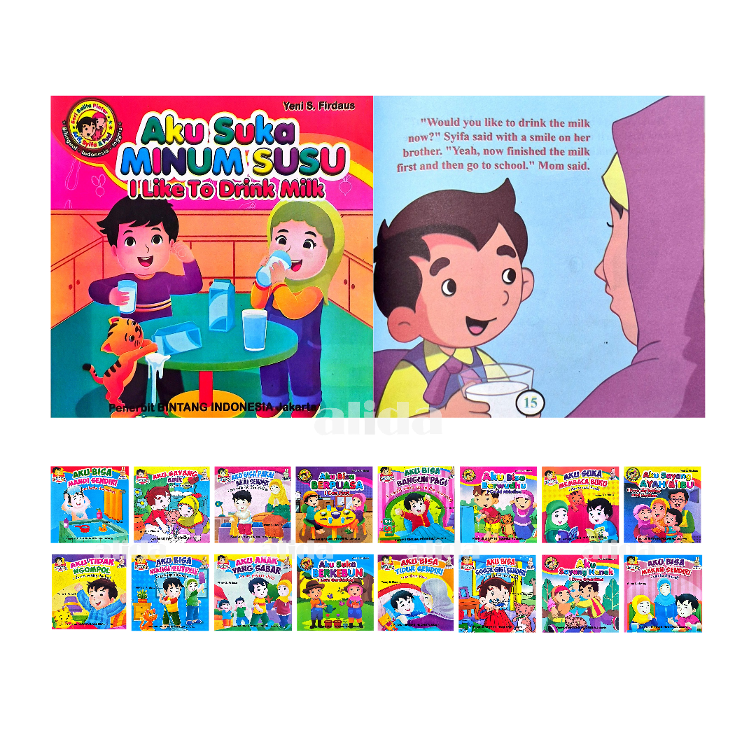 Buku Cerita Seri Balita Pintar - Bintang Indoesia