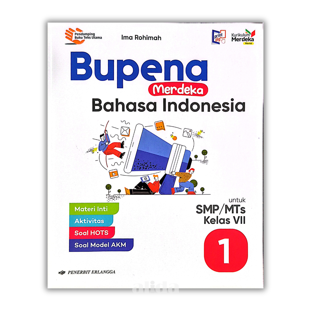 [Kelas 7] Buku Pelajaran SMP/MTS Bupena Merdeka Bahasa Indonesia Kurikulum Merdeka - ERLANGGA