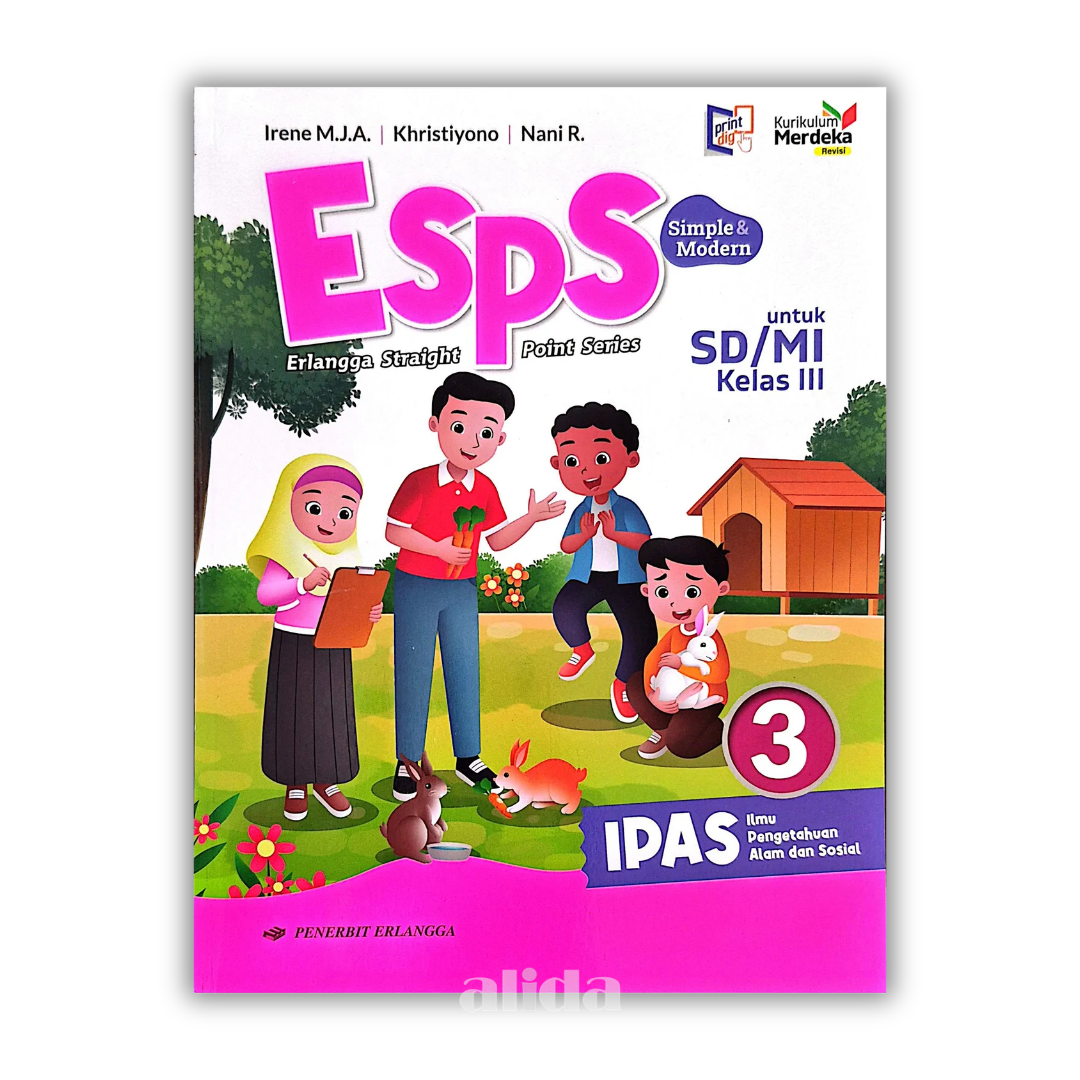 [Kelas 3] ESPS Buku Pelajaran SD/MI Kurikulum Merdeka IPAS  - ERLANGGA