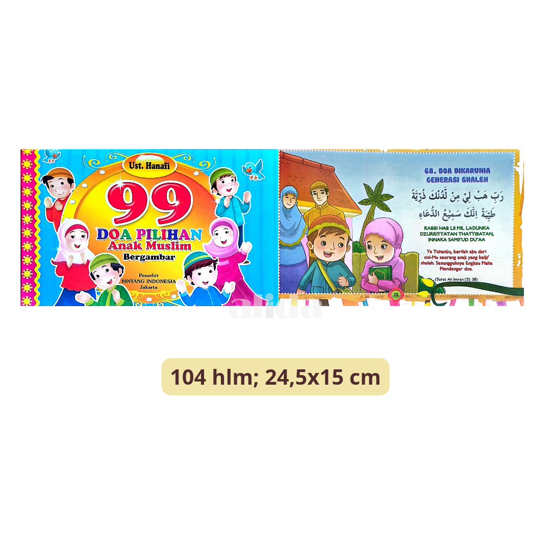Buku 99 Doa Pilihan Anak Muslim - Bintang Indonesia