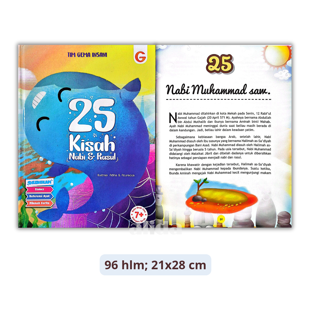 Buku Cerita 25 Kisah Nabi & Rasul - Gema Insani Press