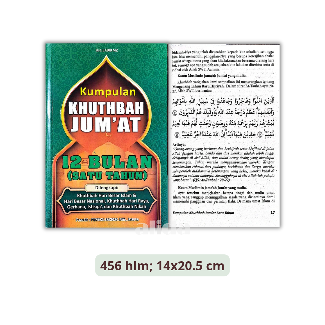 Buku Kumpulan Khutbah Jum’at 12 Bulan - Pustaka Sandro Jaya
