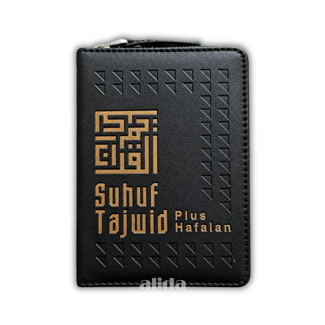 [Ukuran A7] Al-Quran SUHUF Tajwid Plus Hafalan Waqaf Ibtida Alquran Utsmani Saku Jaket Resleting Alqosbah