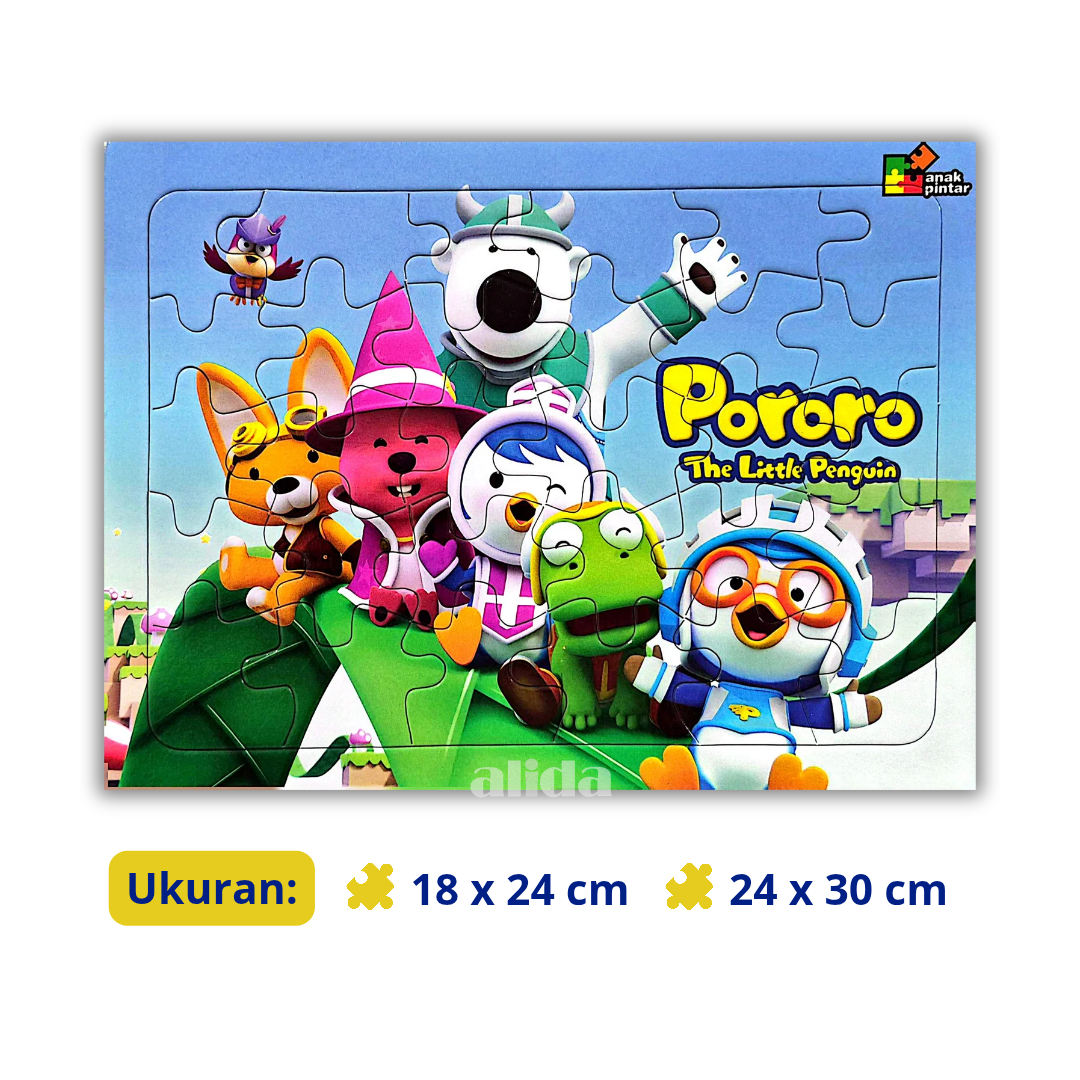 Puzzle Pororo - Mainan Anak Tema Karakter Kartun